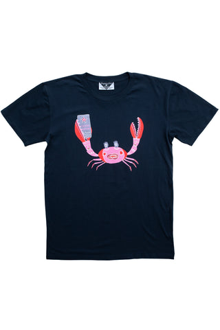 The Certified Crab Guides of Klah Men's Sovereign Tee, Navy
