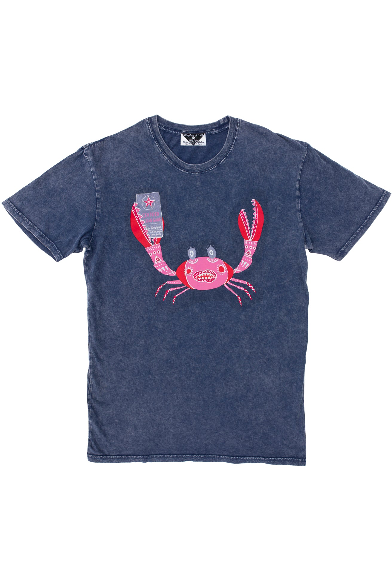The Certified Crab Guides of Klah Men's Stonewash Tee