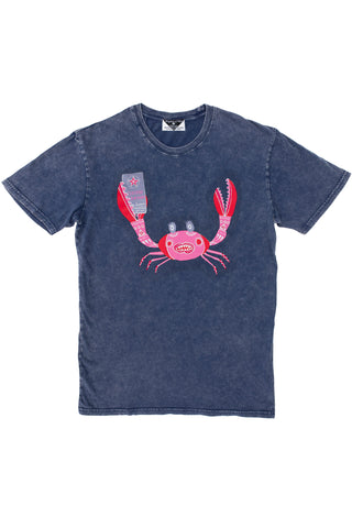 The Certified Crab Guides of Klah Men's Stonewash Tee