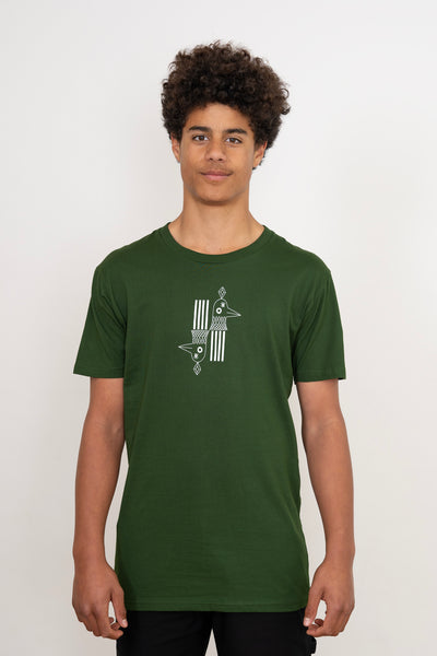 The Ravens of the Realms Men's Sovereign Tee, Forest Green
