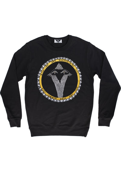 Snakebird Gold Pikeletcycle Gang Royal Sweatshirt