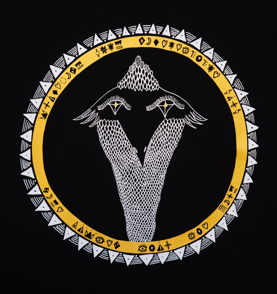 Snakebird Gold Pikeletcycle Gang Royal Sweatshirt